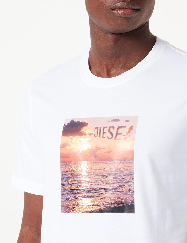 Diesel Herren T-Shirt XL 0catm-100, XL 0catm-100