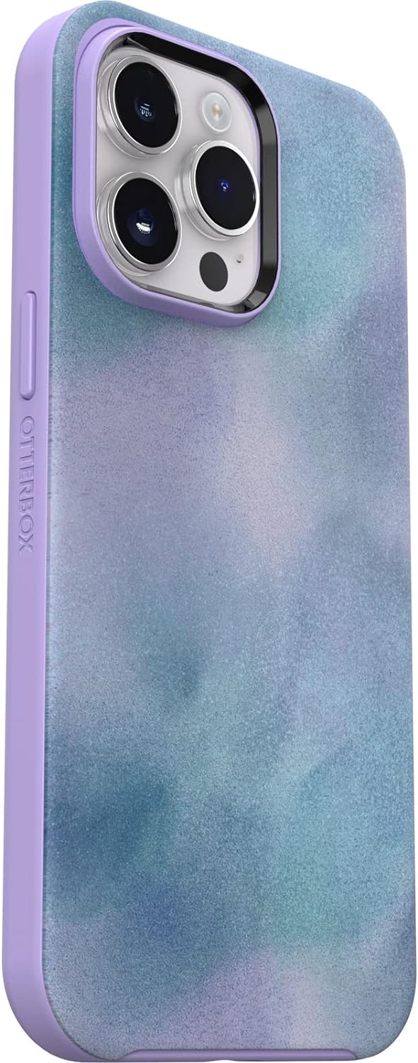 OtterBox Symmetry Series + Schutzhülle für iPhone 14 Pro Max – Petrichor Mist, ultradünn, rastet auf