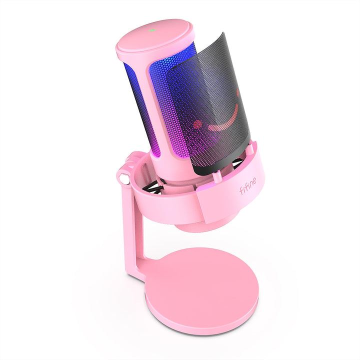 FIFINE USB Mikrofon PC, Gaming Mikrofon für Streaming Podcast Studio, Microphone USBC für PS4 PS5 MA