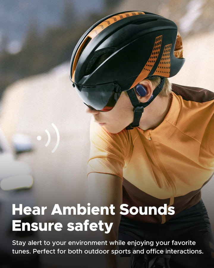 Kabellose Ohrhörer, Power 1 Open-Ear Kopfhörer, Bluetooth 5.3 Ohrhörer mit Ohrbügel für Langzeitkomf