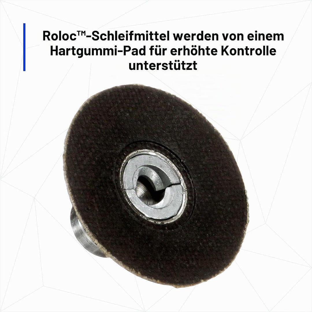 3M Roloc Disc Pad Assembly 05539, 5,1 cm, Schnellwechsel, langlebiges Backup Pad, 1