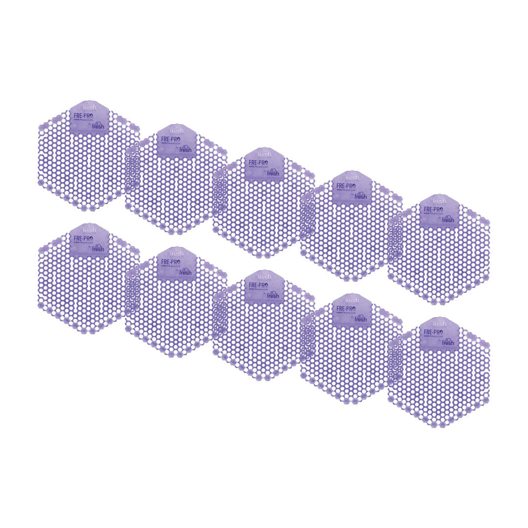 Fre-Pro WAVE 3D - Pissoir & Urinal Einsatz - 30 Tage Frischewirkung - Fabulous Lavender, 10 Stück