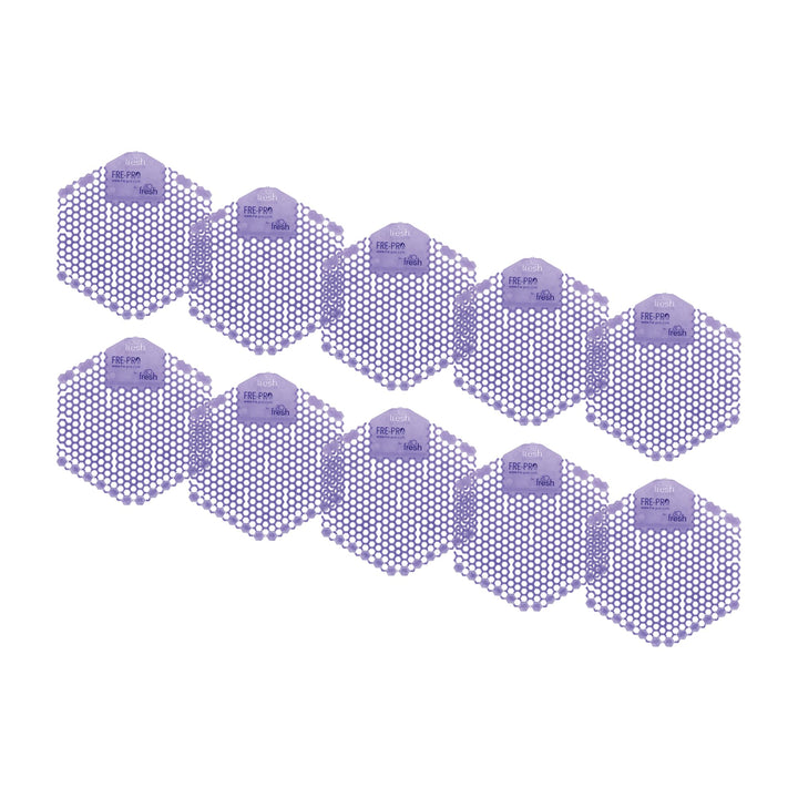 Fre-Pro WAVE 3D - Pissoir & Urinal Einsatz - 30 Tage Frischewirkung - Fabulous Lavender, 10 Stück