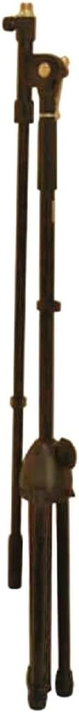 2 x ADAM HALL Profi Mikrofonständer Mikrofonstativ S5B mit Galgen/Schwenkarm, Höhe 94-160 cm, Schwar