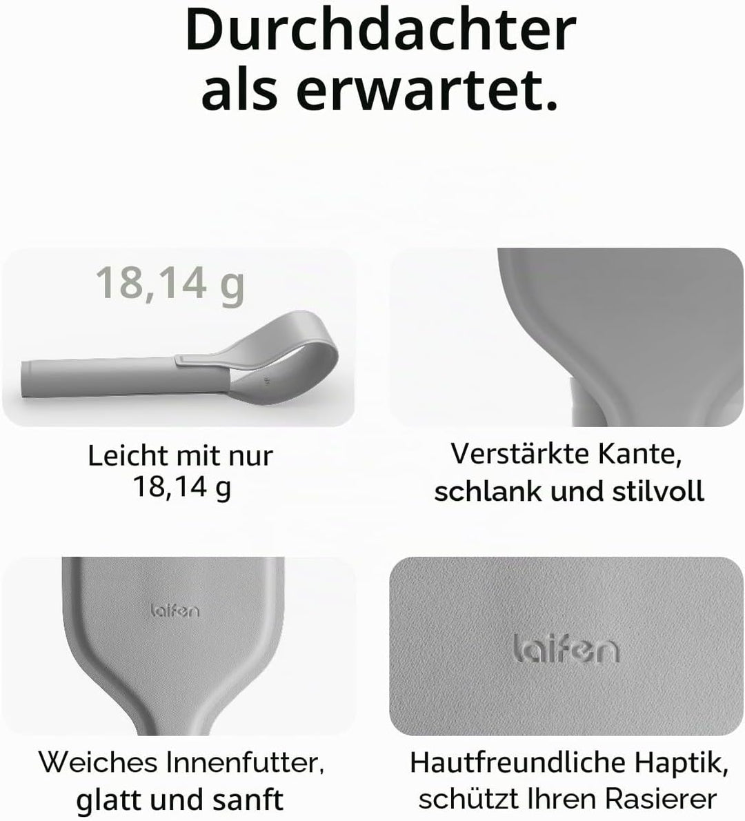 Laifen T1 Pro Schutzhülle für Elektrorasierer (Grau)