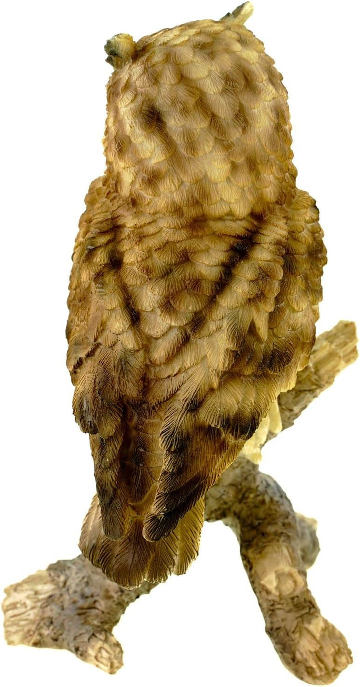 VOGLER Joh. Vogler GmbH Braune Eule auf AST stehend 21 cm Uhu Eule Tierfigur Vogel