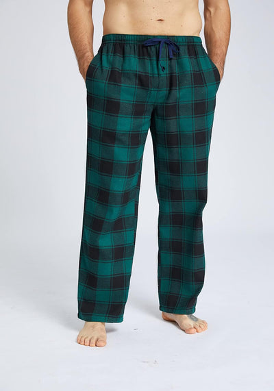 JupiterSecret Herren Pyjamahose Lang Schlafanzughosen für Herren Karierte Nachtwäsche 3er Packs Flan
