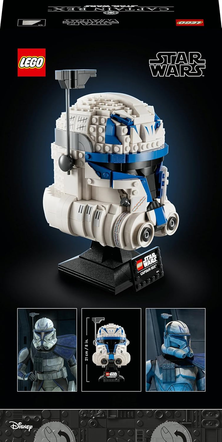 LEGO 75349 Star Wars Captain Rex Helm Set, The Clone Wars Modell Sammlerstück für Erwachsene, 2023 S