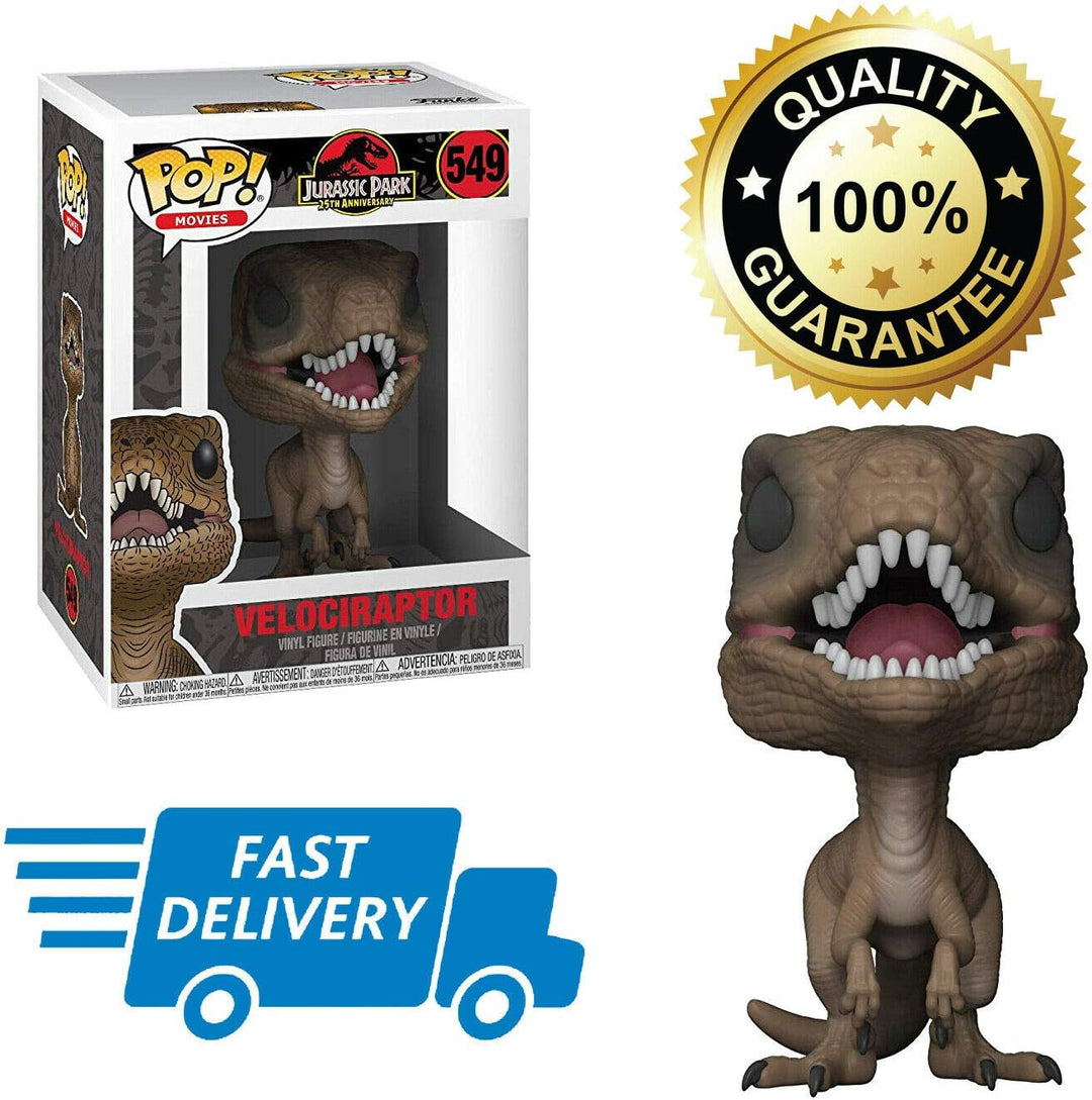 Funko Pop! Movies: Jurassic Park - Velociraptor - Vinyl-Sammelfigur - Geschenkidee - Offizielle Hand