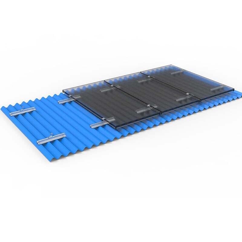 Mittelklemme 6 Stück ALU Mittelklemmen 30MM PV Photovoltaik Solar Trapez Montagehalterungen, Halter