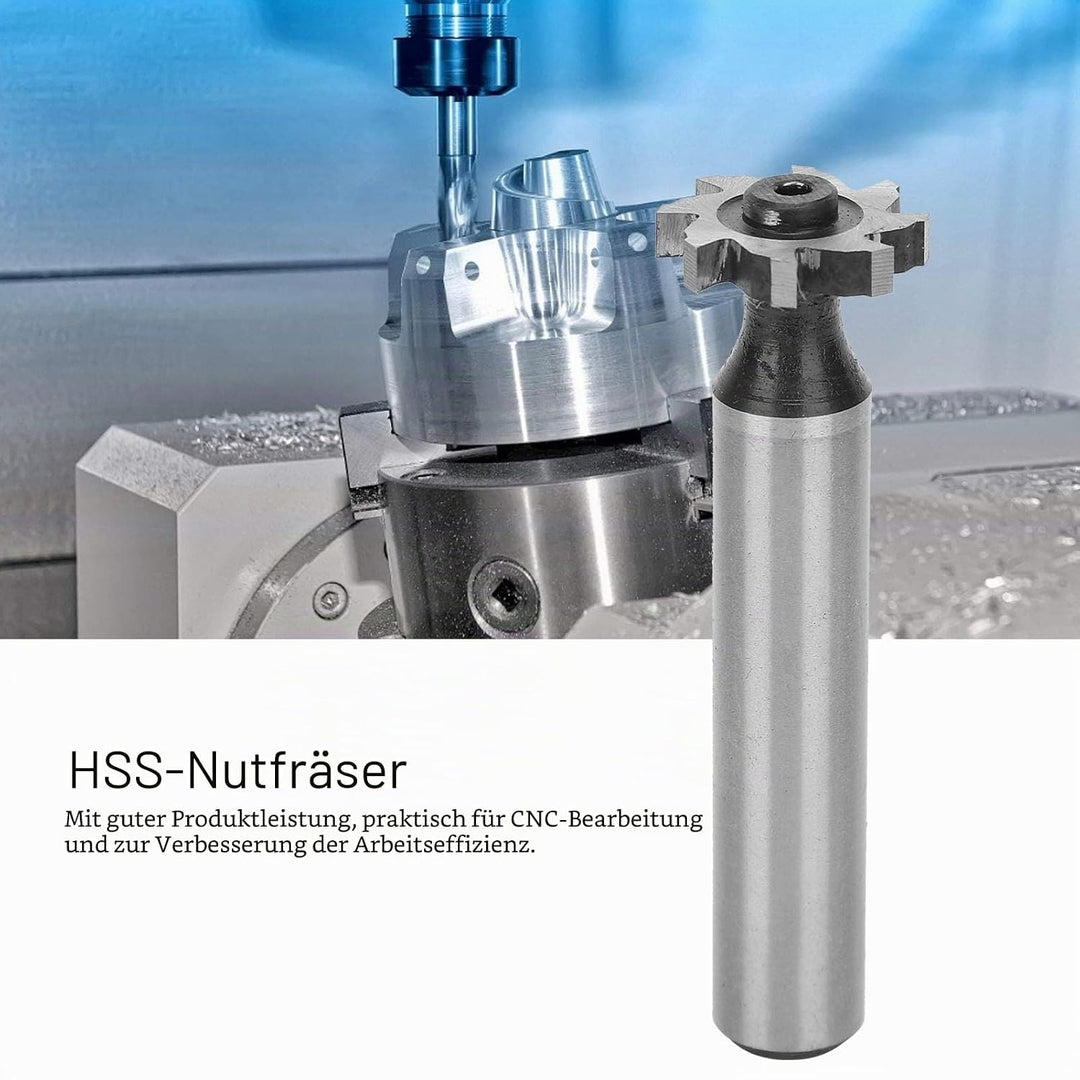 T-Schlitz-Fräser, halbrund HSS-Schnellarbeitsstahl mit geradem Schaft, CNC-Fräser für präzise Metall
