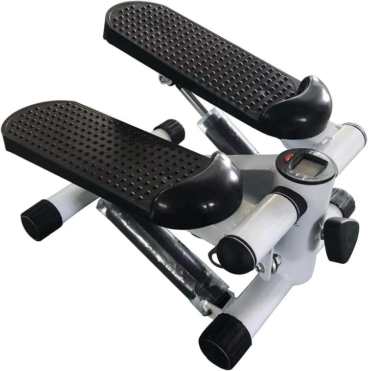 Stepper für Zuhause, Stepper mit Power Ropes, Stepper Hometrainer mit LCD Display, Up-Down Swing Ste