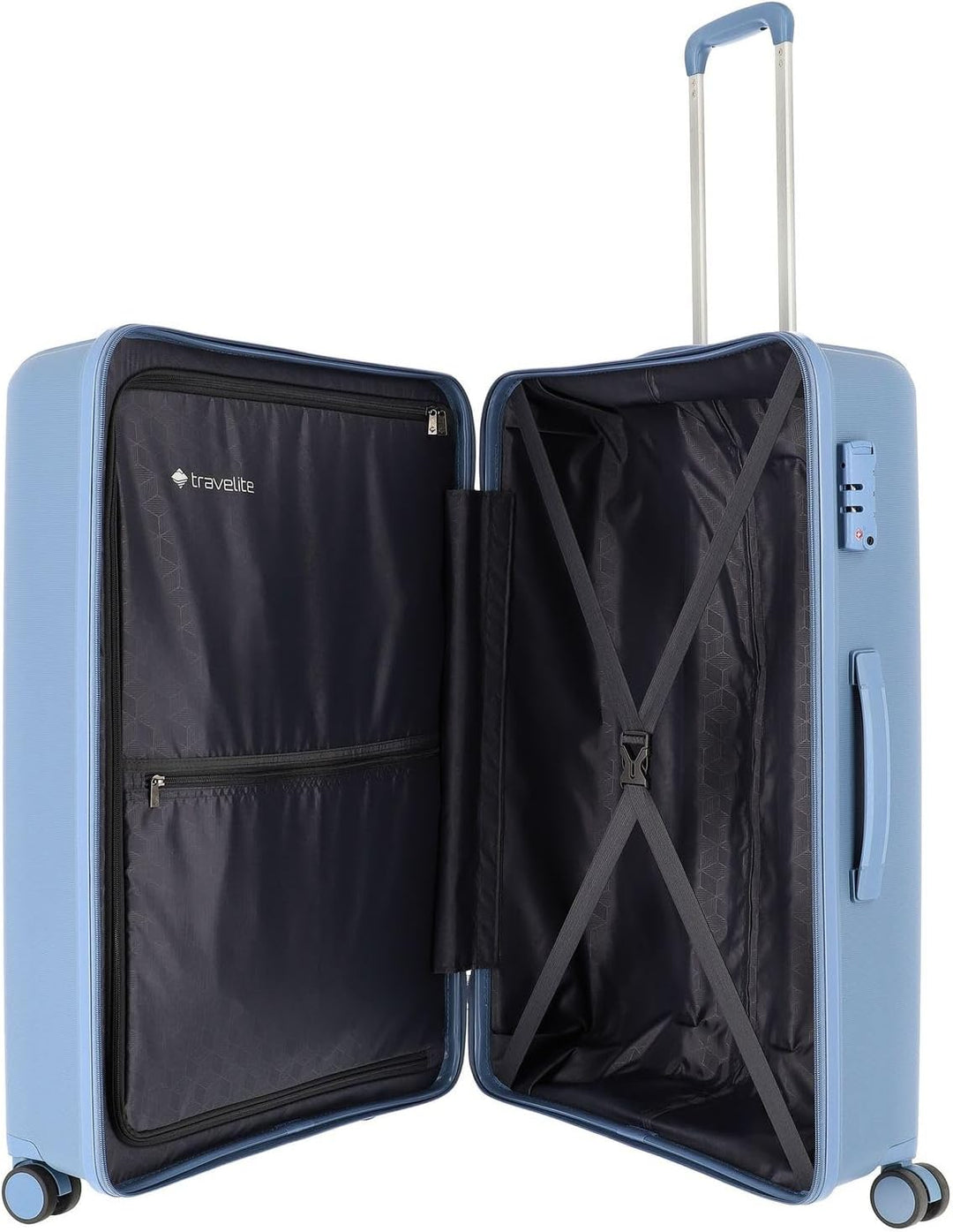 TRAVELITE VAKA 4 W L/M + Beautycase, Blaugrau