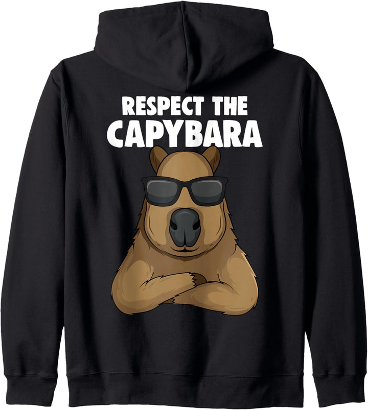 Capybara Jungs Kinder Damen Kapuzenjacke