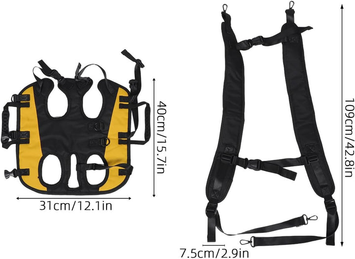Kleiner Hunderucksack mit Doppelseitigem Schultergurt und Netz
