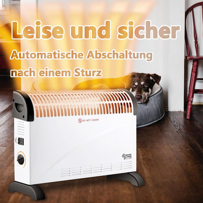 DONYER POWER Konvektor-Heizkörper 2000W Raumheizung mit Einstellbarem Thermostat Nicht Vorjähriges I
