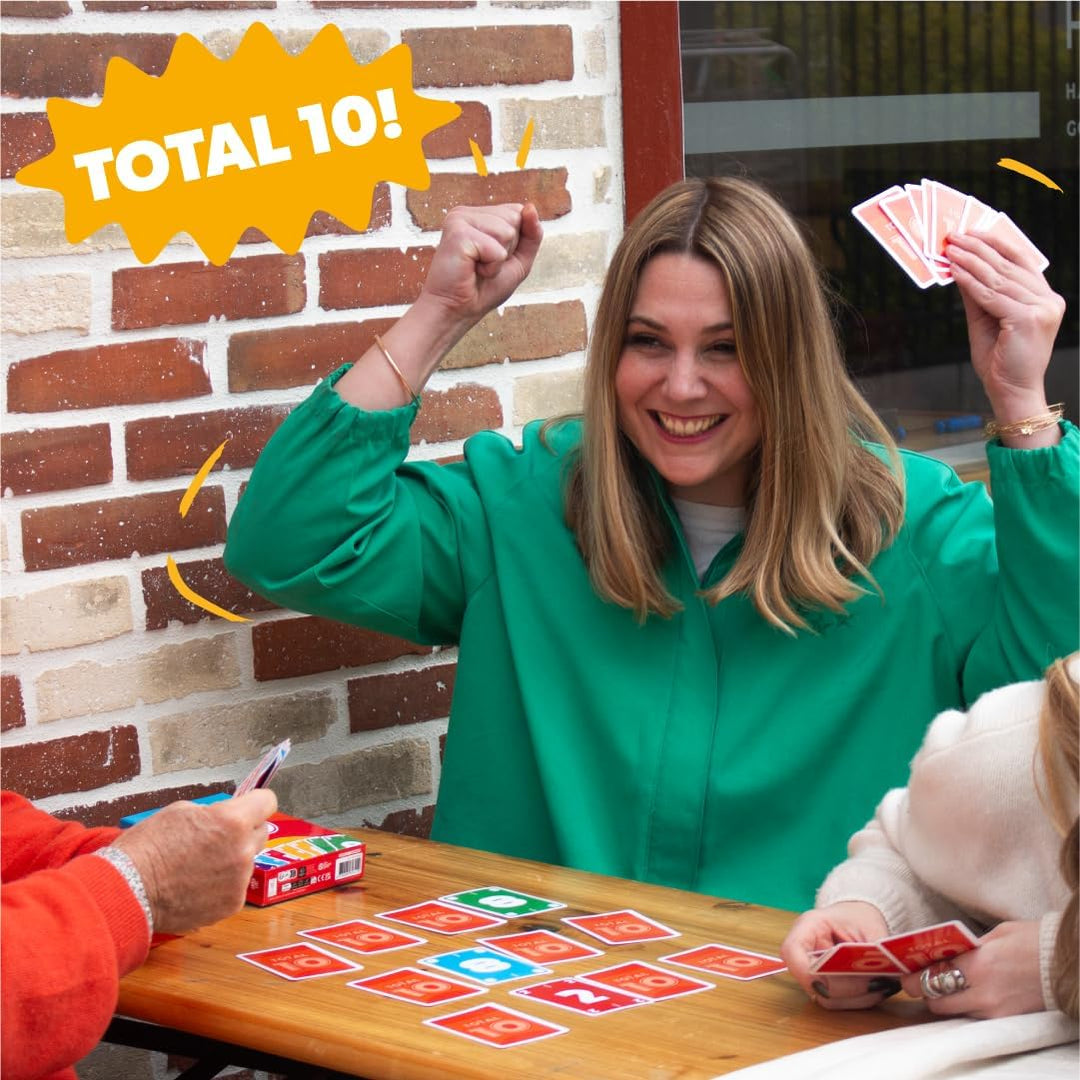 TOTAL 10 – Kartenspiel Inspiriert vom Rommé | Von den Machern von Crack List | 2 bis 8 Spieler | Ab