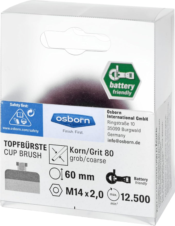 Osborn Topfbürste Schleifnylon 60 x 21 mm