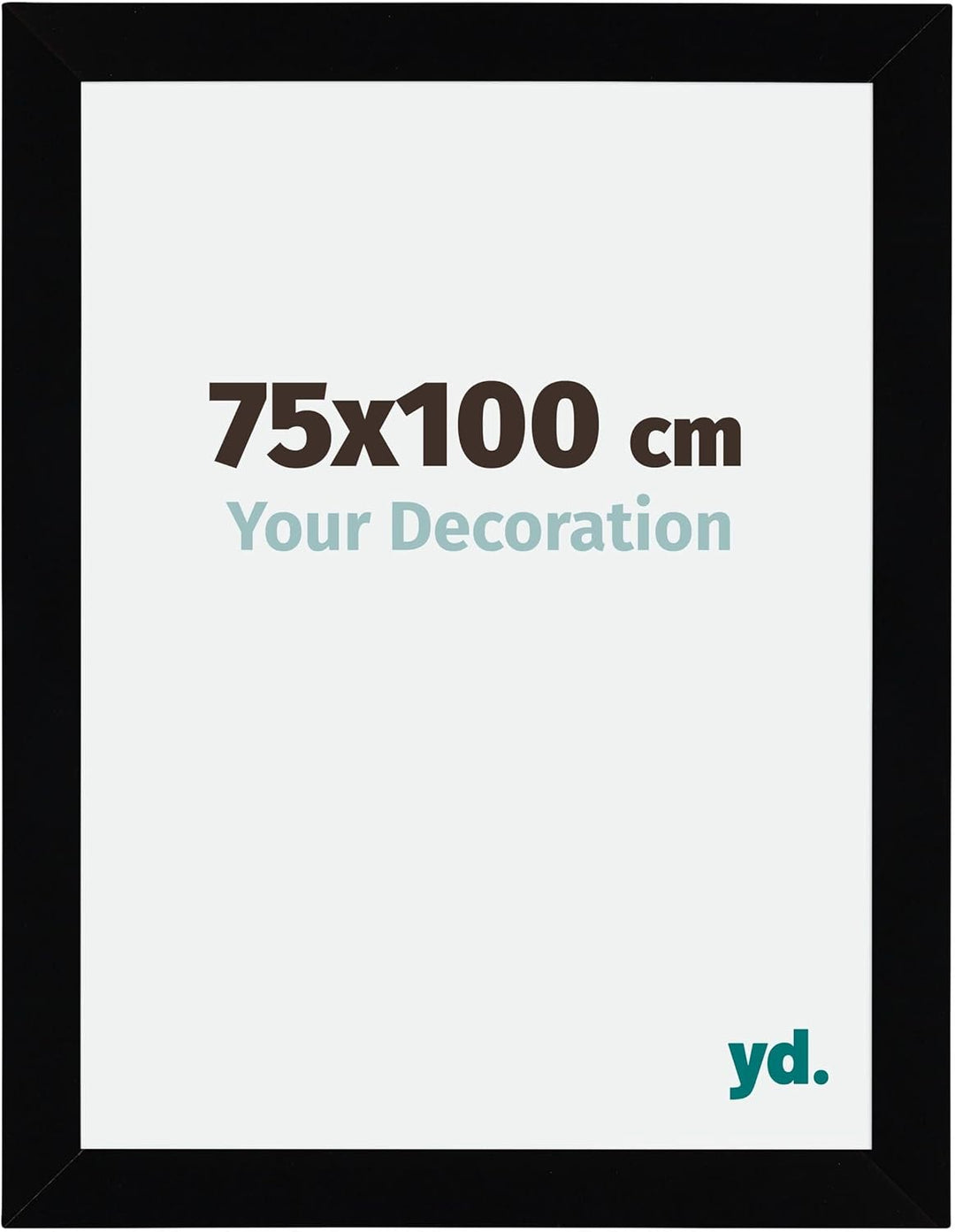 yd. Your Decoration - Bilderrahmen 75x100 cm - Bilderrahmen aus MDF mit Acrylglas - Antireflex - Aus