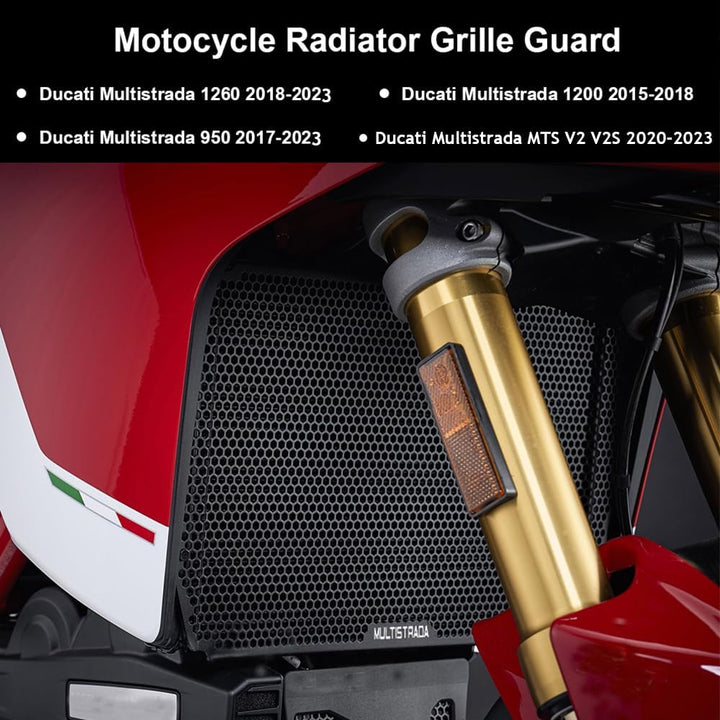 Moto Kühlerschutz Kühler Kühlerabdeckung für Ducati Multistrada 1260/S/Enduro/Pro 2018-2023 Multistr