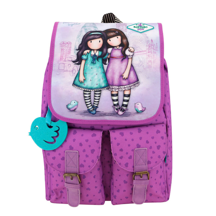 Gorjuss 652gj03 Rucksack, 41 cm, Violett (Violeta)