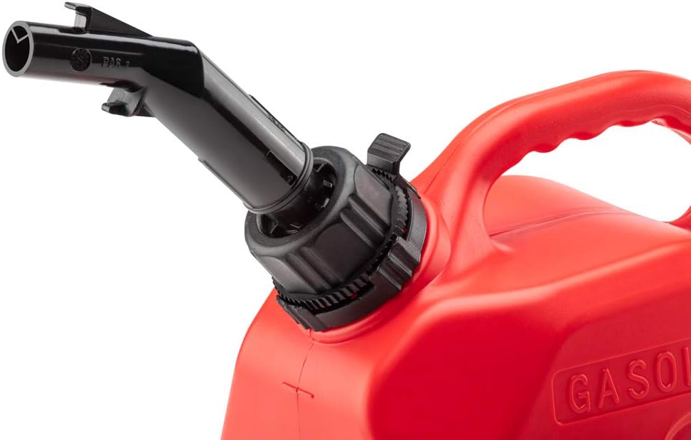 Blurea Kraftstoff-Kanister Benzinkanister 20l mit smartem Sicherheits-Einfüllsystem Füllstopp (20 Li