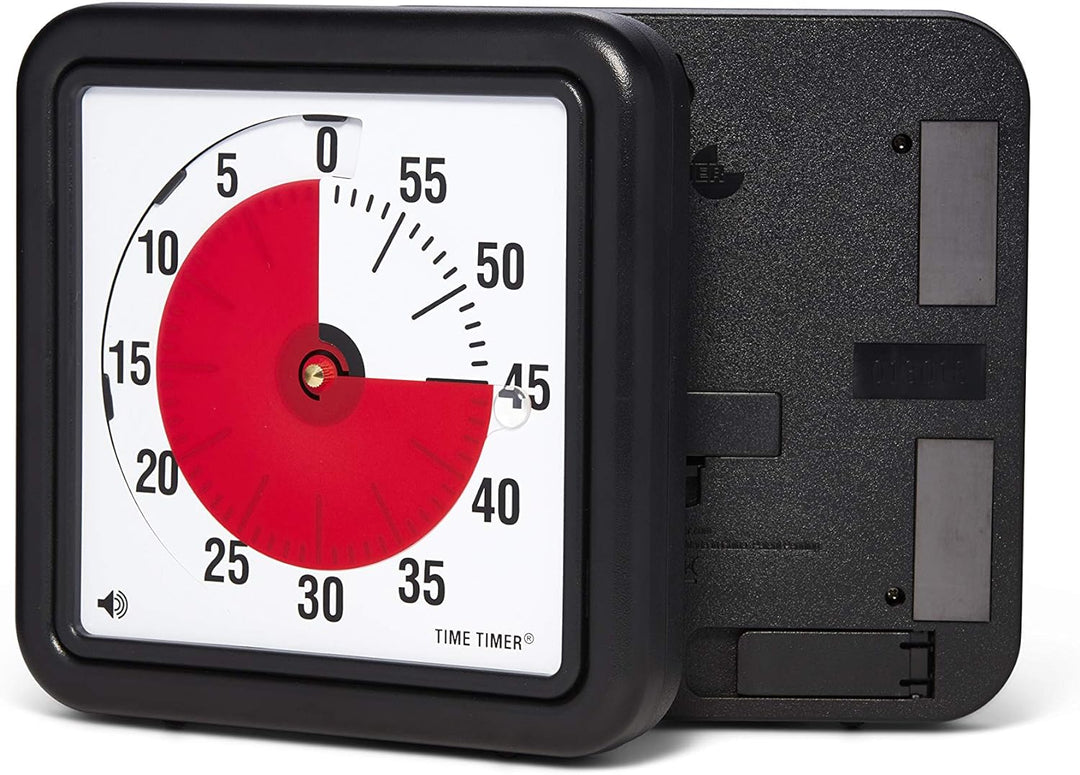 Time Timer magnetischer 60 Minuten Timer mit optischem Signal, Countdown-Uhr für Kinder und Erwachse