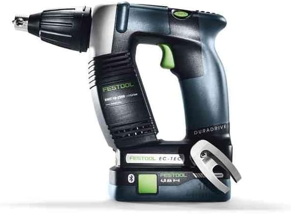 Festool Akku-Bauschrauber DWC 18-4500 Basic DURADRIVE (mit Magazinvorsatz, Tiefenanschlag, Gerüsthak