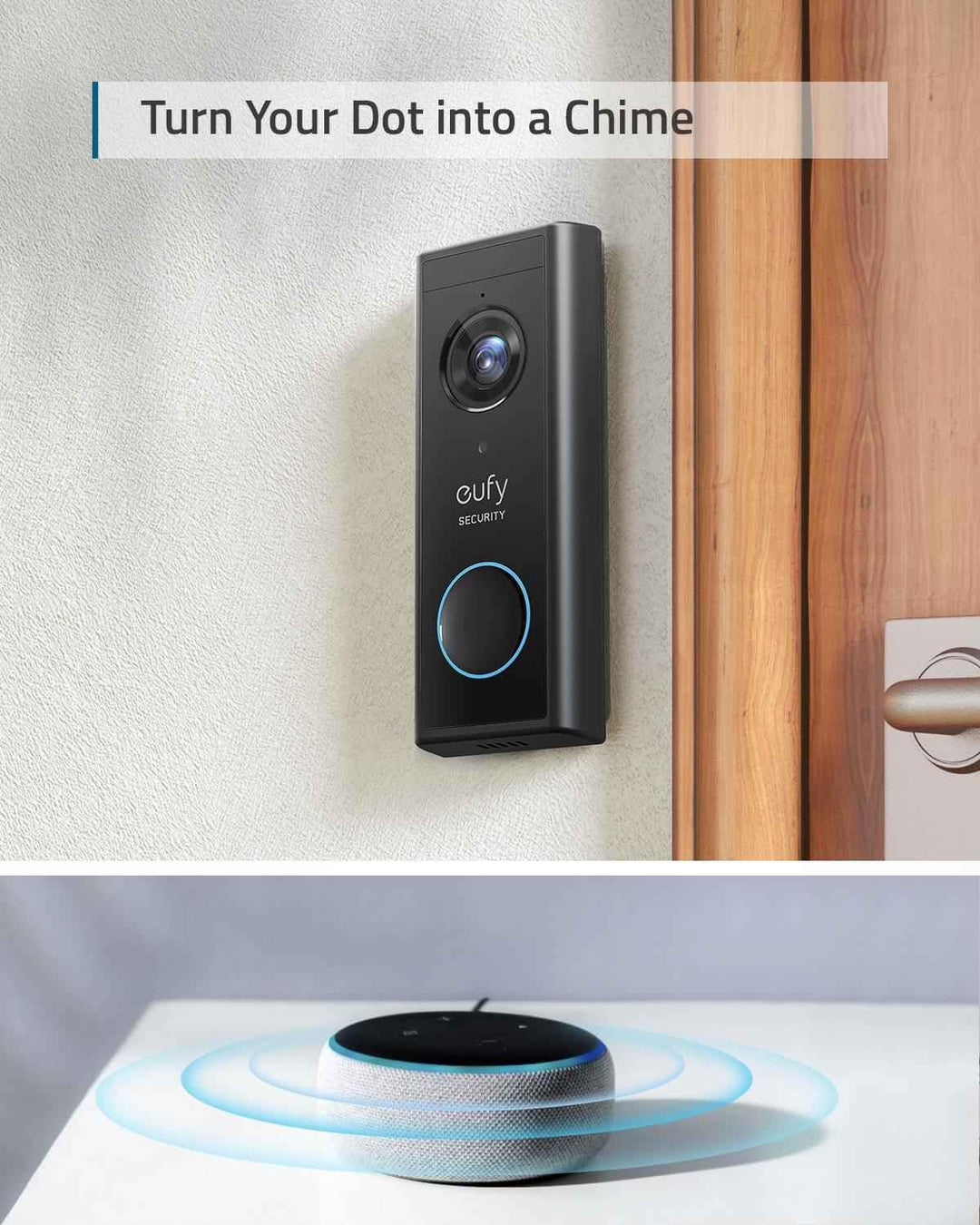 Anker Black Video Doorbell 2K Türsprechanlagen-Zubehör WLAN Ausseneinheit