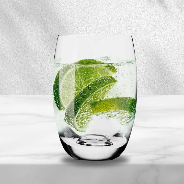 Krosno Wassergläser Saftgläser Trinkgläser | Set von 6 | 360 ML | Elite Kollektion | Perfekt für zu