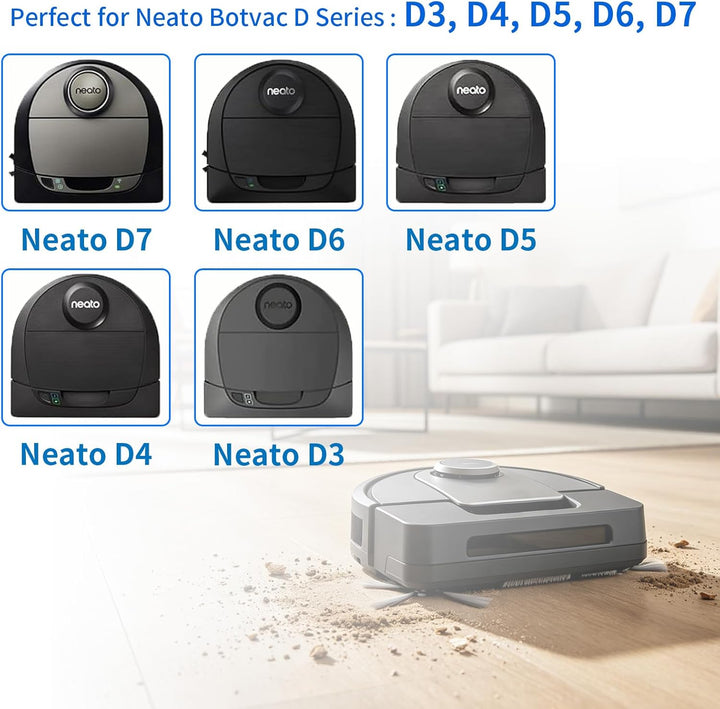 6500mAh Hochkapazitäts-Akku für Neato D3 D4 D5 D6 D7 Roboter-Staubsauger – Ersatzbatterie, Kompatibe