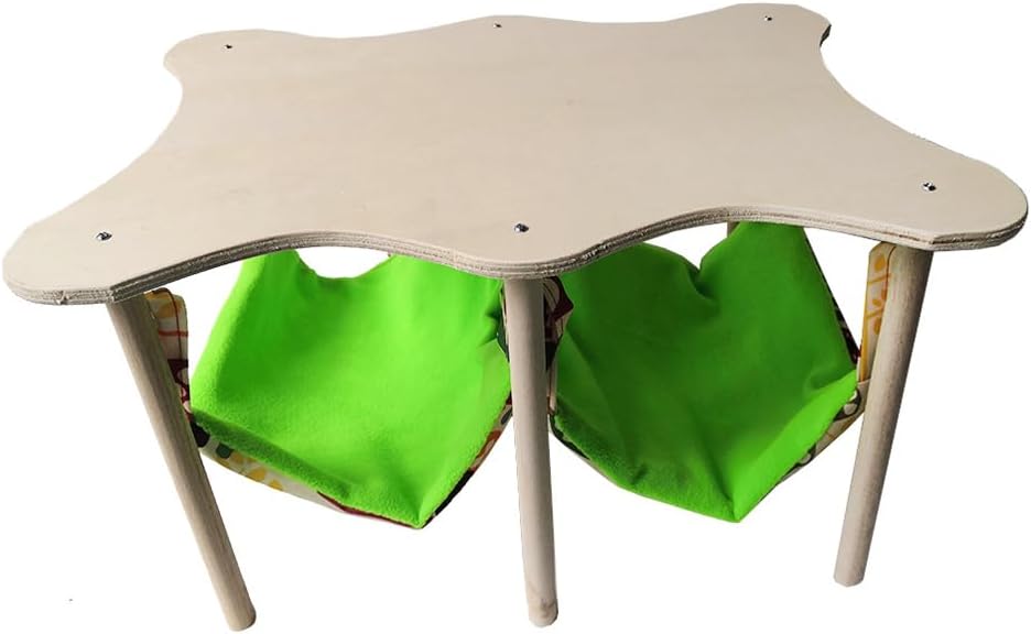 Glorlliant Meerschweinchen Hängematte, 30 x 30 x 24 cm Grosse Hängematte Bettplattform Versteck für