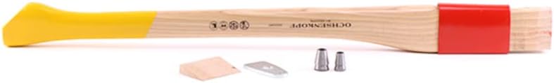 OCHSENKOPF OX E-648 H-1250 Ersatzstiel, Hickory, Knauf ROTBAND-PLUS 700 mm, Gelb 70.0 x 9.9 x 9.9 cm