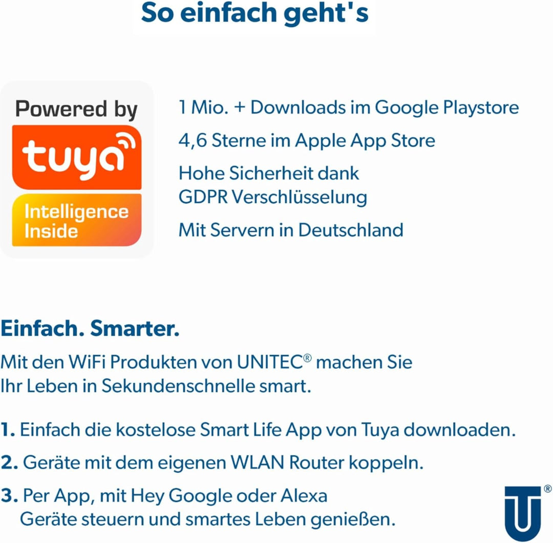 UNITEC WIFI Überwachungskamera Outdoor