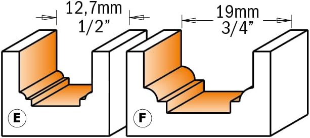 CMT ORANGE TOOLS 965.102.11 - KLASSISCHER NUTFRÄSER HM S=8 D=19 R=2.4