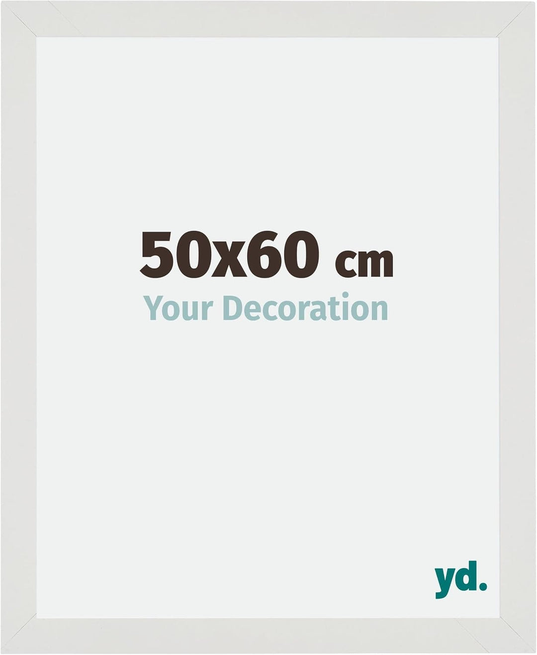 yd. Your Decoration - Bilderrahmen 50x60 cm - Bilderrahmen aus MDF mit Acrylglas - Antireflex - Ausg