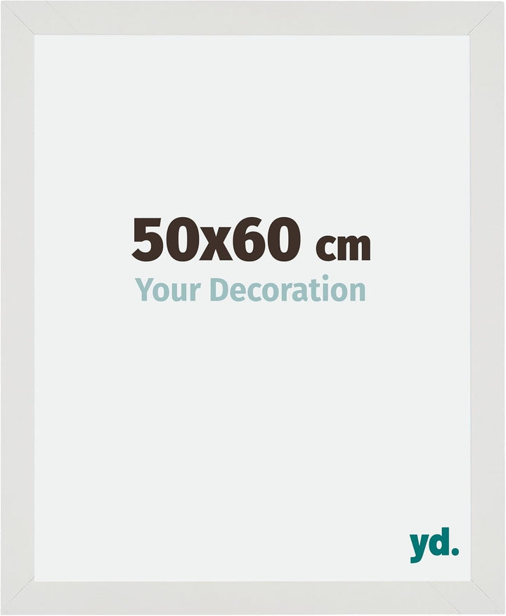 yd. Your Decoration - Bilderrahmen 50x60 cm - Bilderrahmen aus MDF mit Acrylglas - Antireflex - Ausg
