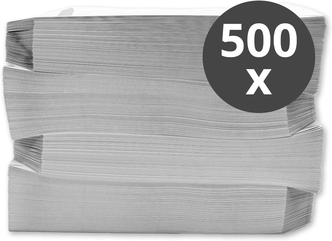 easydruck24de Umschläge mit Fenster DIN C5-500 Stück I Versandtaschen haftklebend mit Abdeckstreifen