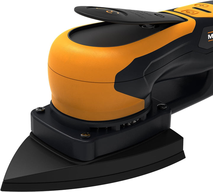 MAXXT Maus-exzenterschleifer mit bürstenlosem Motor, 350W, 3mm Orbit, 4000-10000 U/min, Schleiffläch