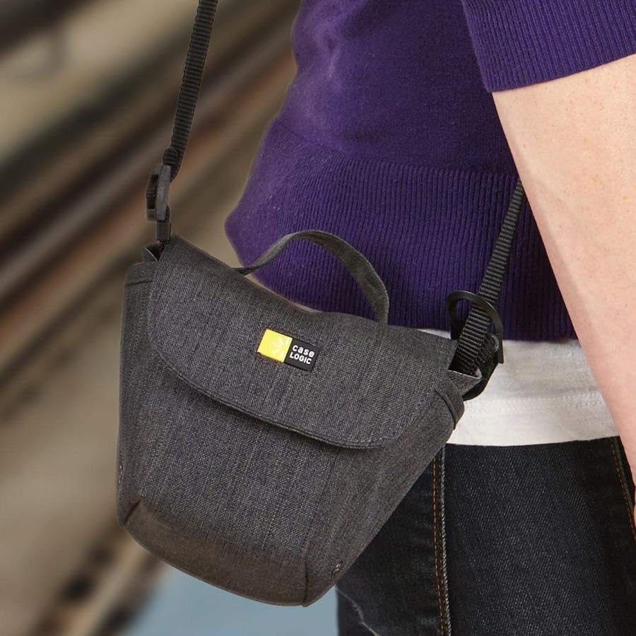 Case Logic FLXH100 Reflexion Fitted Holster für Systemkameras (mit Seitentasche) antrazit