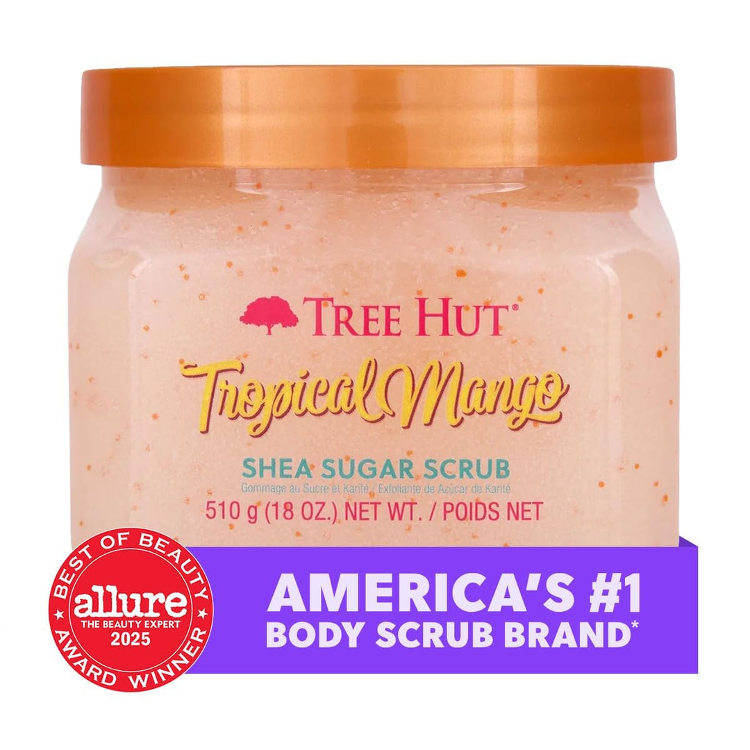 Tree Hut Shea Sugar Scrub, Tropical Mango, 18 Ounce by Tree Hut Mango,Tree,Tropical 510 g (1er Pack)