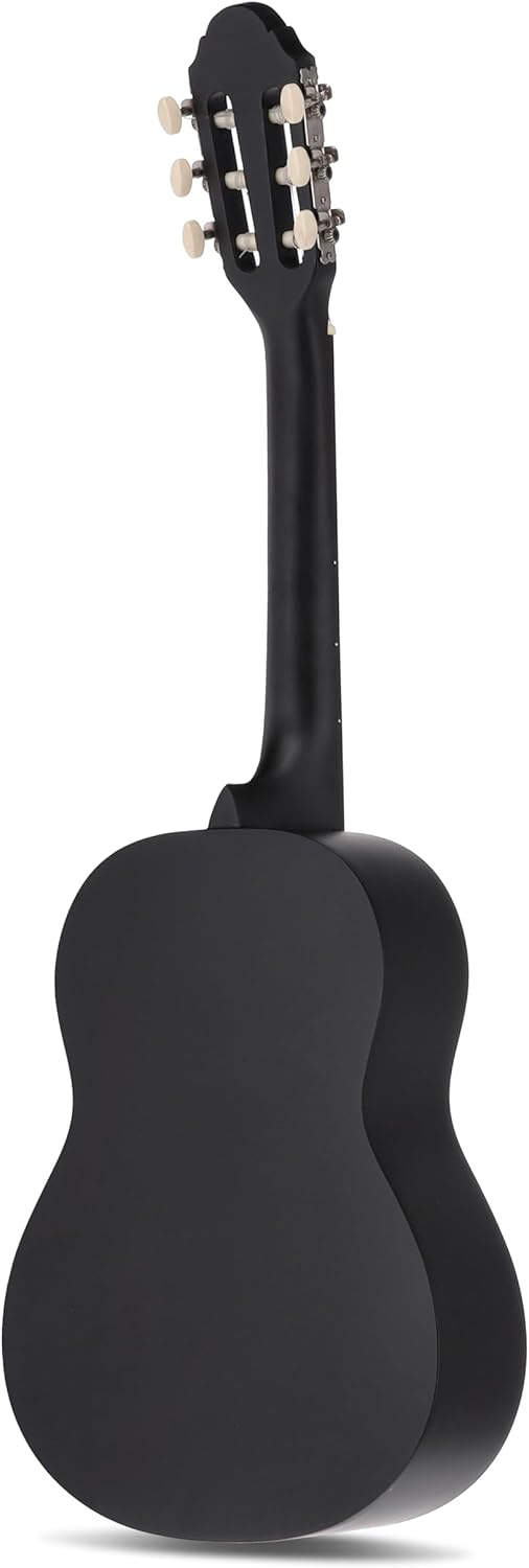 Juan Miguel Navarrez Konzertgitarre 1/2 mit Tasche schwarz schwarz 1/2, schwarz 1/2