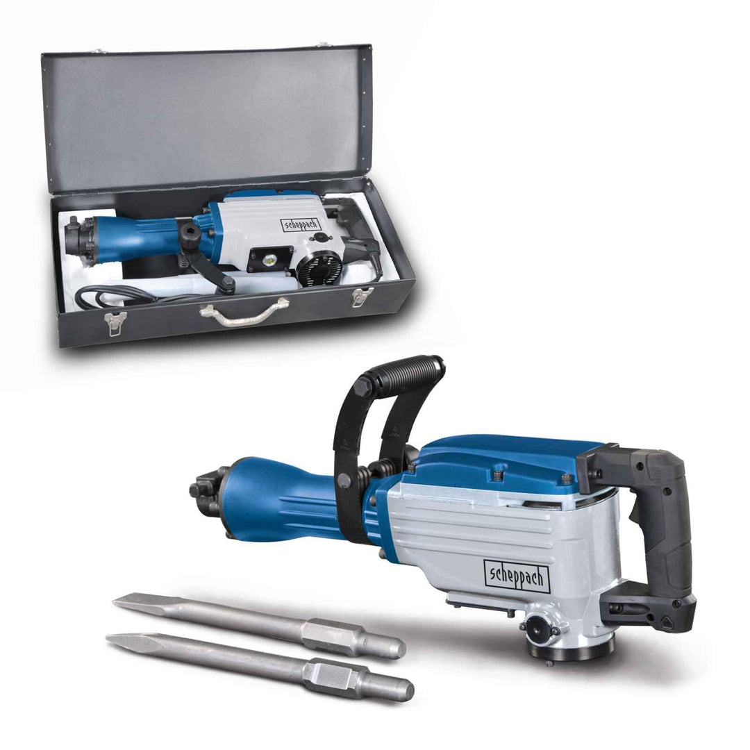 Scheppach Abbruchhammer AB1600 Bohrhammer Betonhammer (1600 Watt, 50 Joule, inkl. Sechskant-Aufnahme