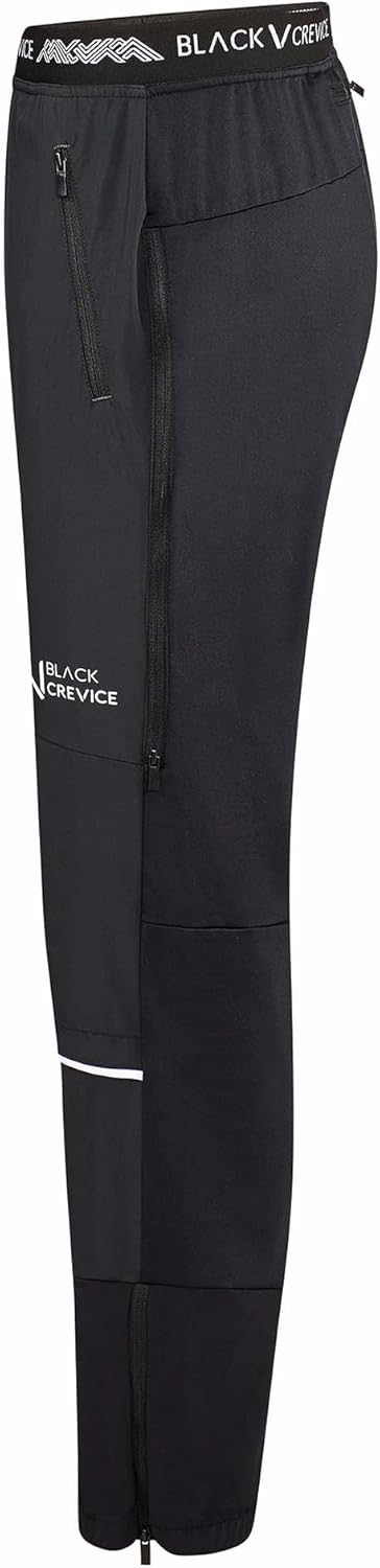 Black Crevice Herren Skitourenhose I Hochwertige Wanderhose Herren aus 88% PES & 12% Spandex I Wind-
