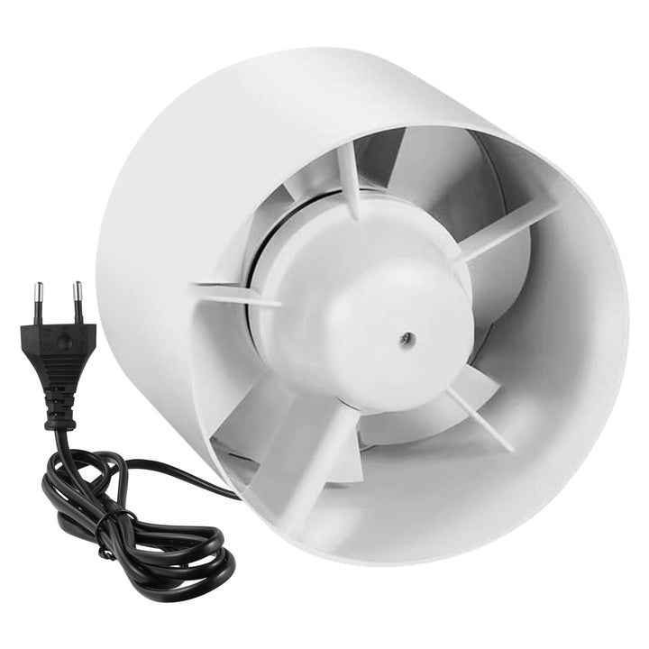 Rohrventilator, Rohrventilator 100mm, 130m³/h, 34dB Leise, Hohe Qualität Abluftventilator, Rohrlüfte