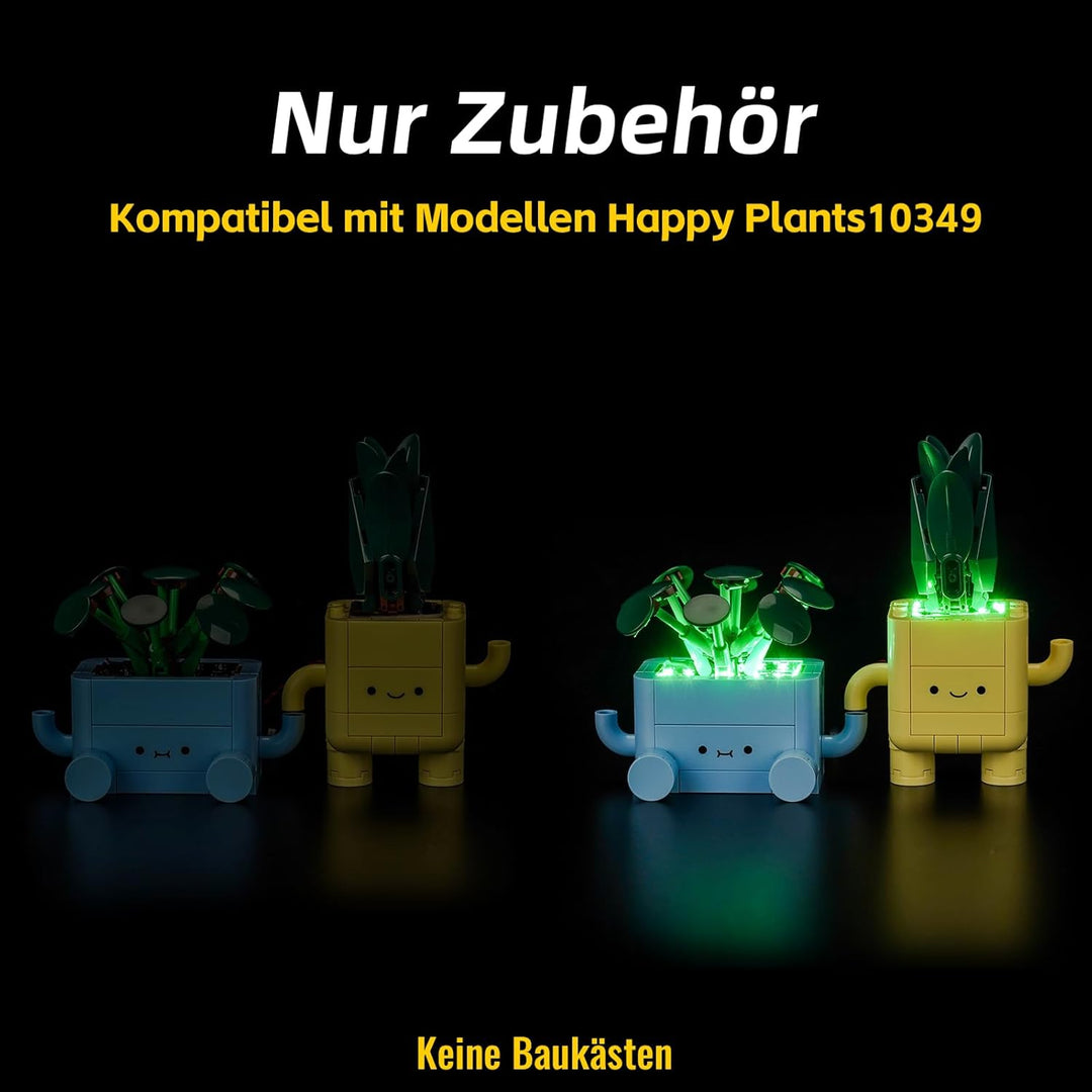 Licht-Kit Kompatibel mit Lego 10349 Happy Plants Botanical Collection Set (Kein Modell), Led Beleuch