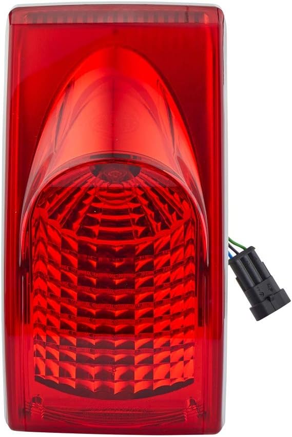 HELLA - Heckleuchte - Glühlampe - 12V - Einbau/Schraubanschluss - Lichtscheibenfarbe: rot - Stecker: