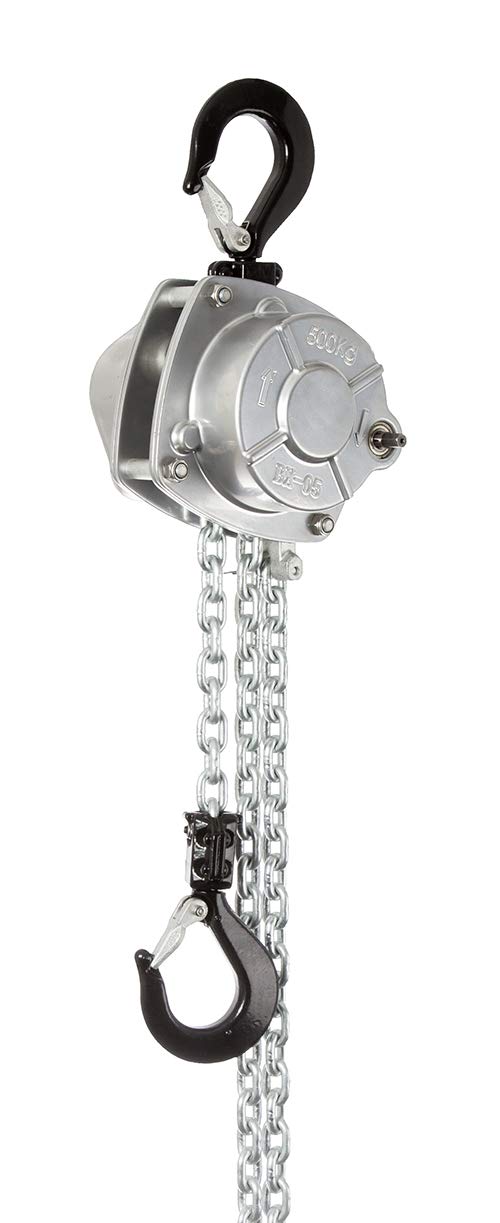 PLANETA PREMIUM PRO E Flaschenzug, Tragfähigkeit 500 kg, Hub 5 m, Antrieb durch Akkuschrauber, Indus