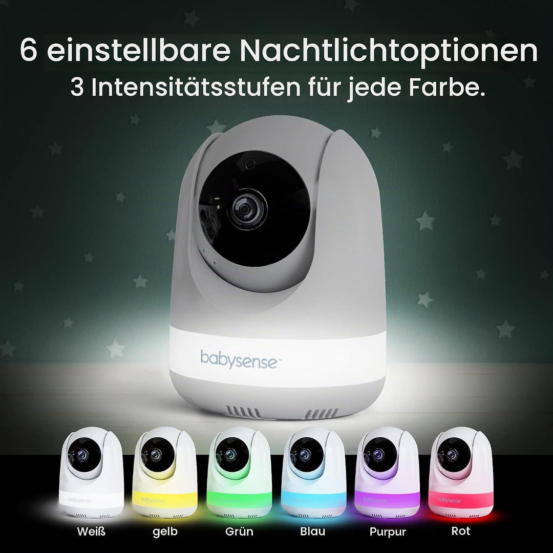 Babysense Add-On Kamera Für Video Baby Monitor MaxView, Zwei-Wege Talkback Audio, Nachtsicht, RGB Na