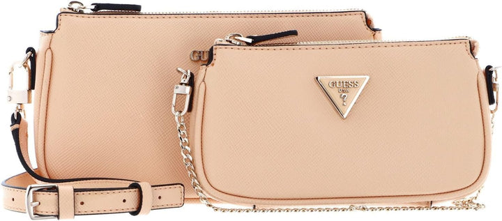 Guess Noelle DBL Pouch Crossbody apricot cream